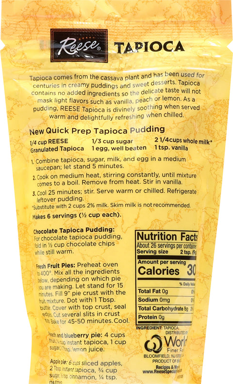 Reese Instant Granulated Tapioca 8 OZ