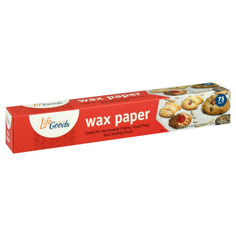 Life Goods Wax Paper 1 ea - 75 SF 24 Pack