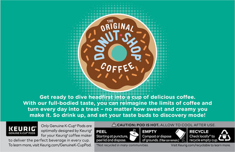 The Original Donut Shop Regular Keurig Single-Serve K-Cup Pods, Medium Roast Coffee, 10 Count