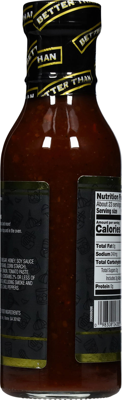 Better Than Marinade Honey Bourbon Barbecue Marinade 11.5 fl oz