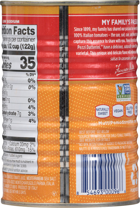 Mutti Diced Baby Roma Tomatoes 14 OZ