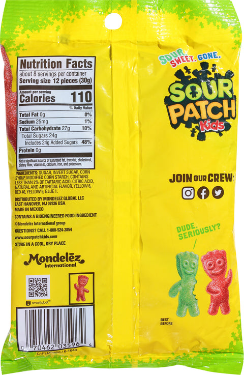 Sour Patch Kids 8 OZ