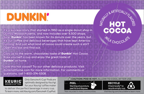 DunkinÃ¢â‚¬â„¢ Hot Cocoa 5.1 OZ