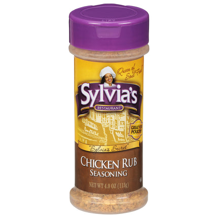 Sylvia'S Chicken Rub Seasoning - 4 OZ 6 Pack