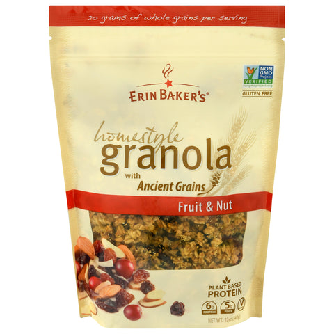 Erin Baker's Fruit & Nut Granola - 12 OZ 6 Pack