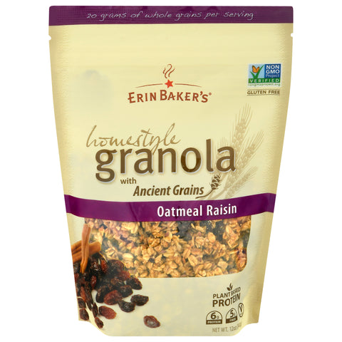 Erin Baker's Oatmeal Raisin Granola - 12 OZ 6 Pack