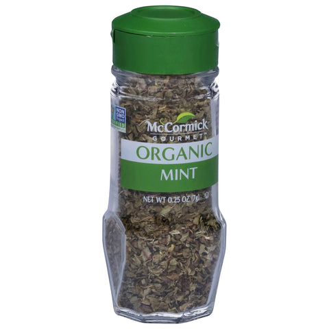 McCormick Gourmet Organic Mint - 0.25 OZ 3 Pack