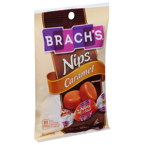 Brach's Nips Caramel Hard Candy 3.25 OZ