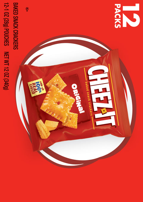Sunshine Cheez-It Original Caddy Baked Snack Crackers 12 OZ