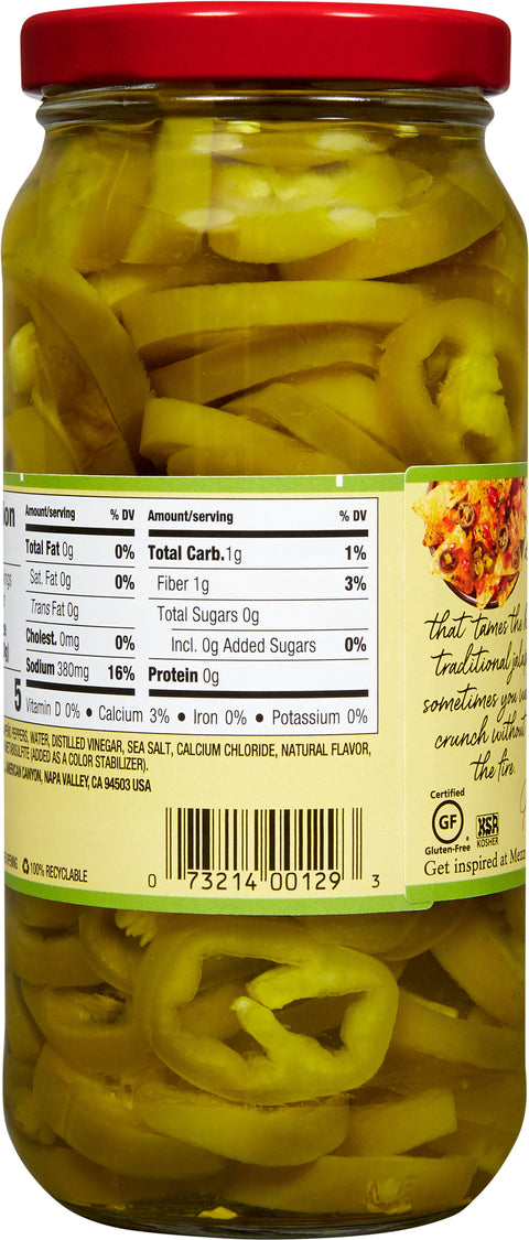 Mezzetta Deli-Sliced Tamed Jalapeno Peppers 16 FZ