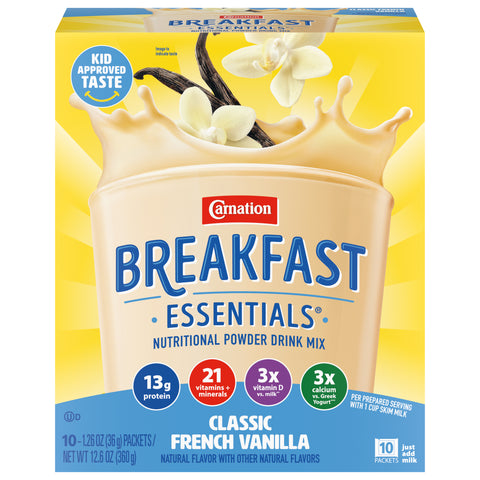 Carnation Drink Mix Instant Breakfast Vanilla 12.6 OZ