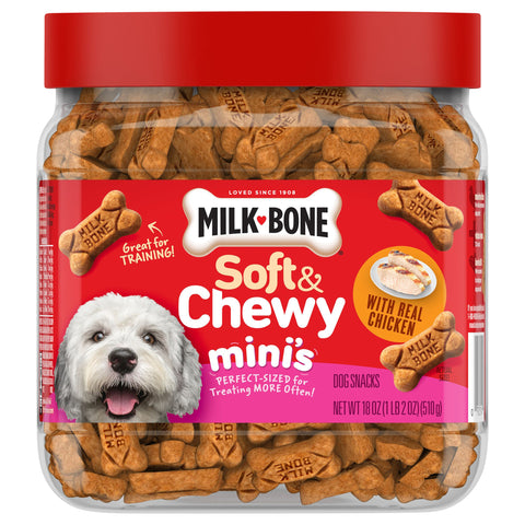 Milkbones Soft And Chewy Minis Dog Treats 18 OZ