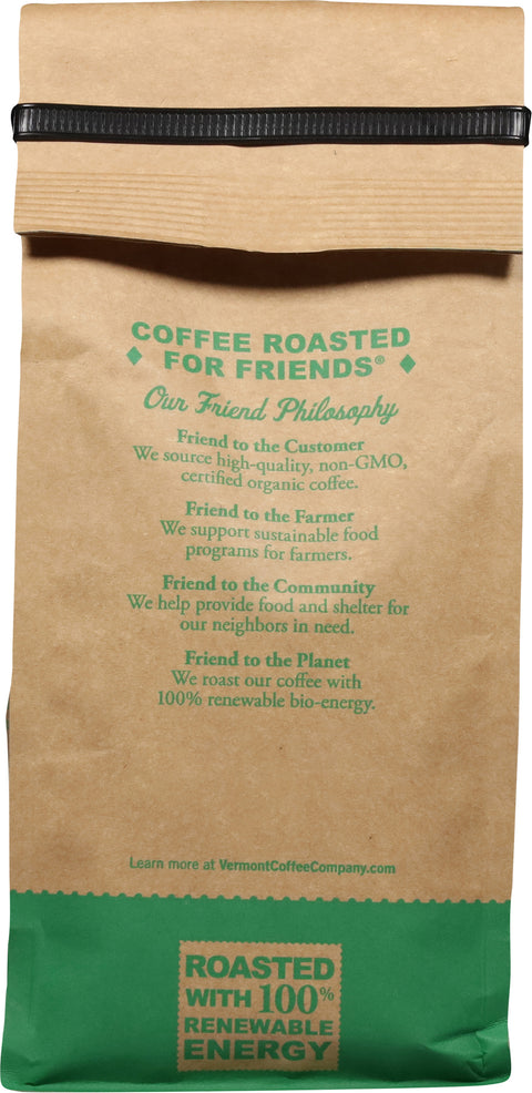 Vermont Coffee Company Organic Medium Ground Coffee 12 oz