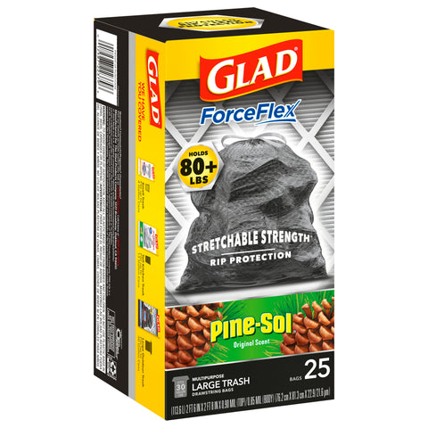 Glad Pine Sol Trash Bags 25 CT