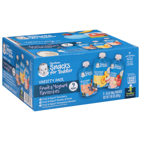 Gerber Variety Fruit And Yogurt 31.5 OZ