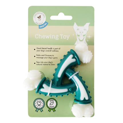 Jojo Modern Pets TPR Nylon Dental Bone Pinwheel - Chew Toy for Dogs - 1 CT 10 Pack