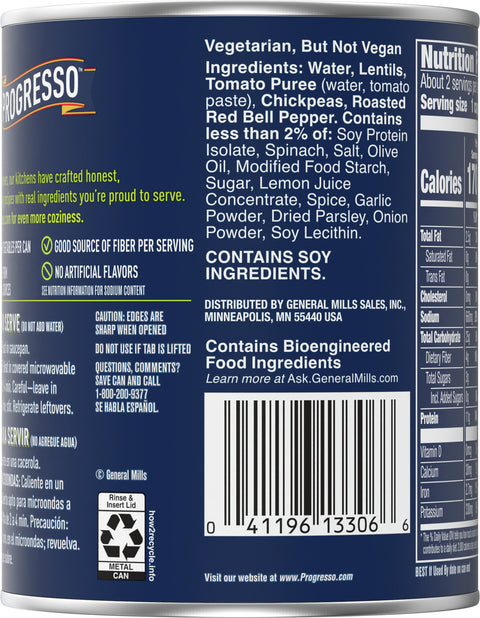 Progresso Mediterranean Style Soup 19 OZ