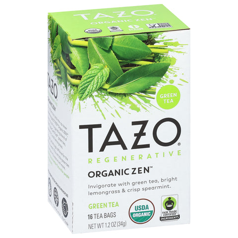 Tazo Organic Zen Green Tea 16 CT
