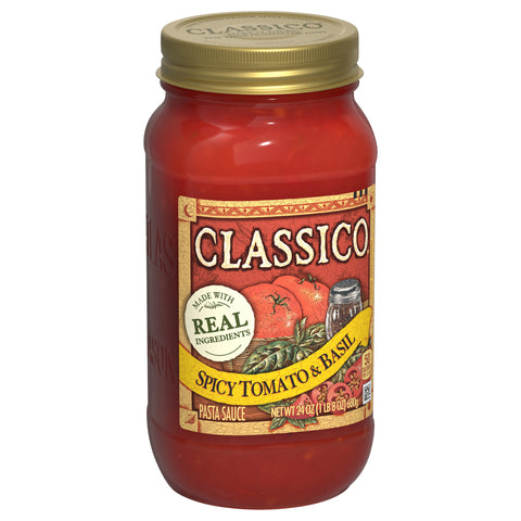 Classico Sauce Pasta Spicy Tomato & Basil 24 OZ