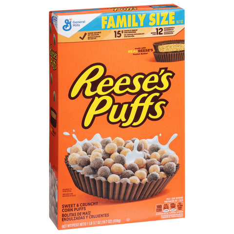 General Mills Reese's Puffs Cereal 19.7 OZ
