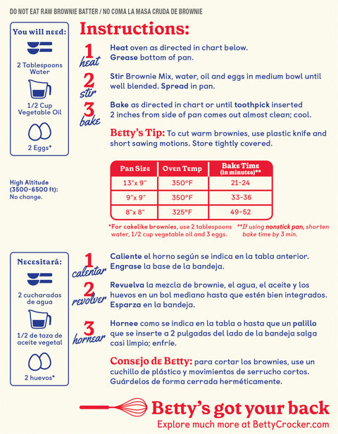 Betty Crocker Fudge Brownie Mix 16.3 OZ