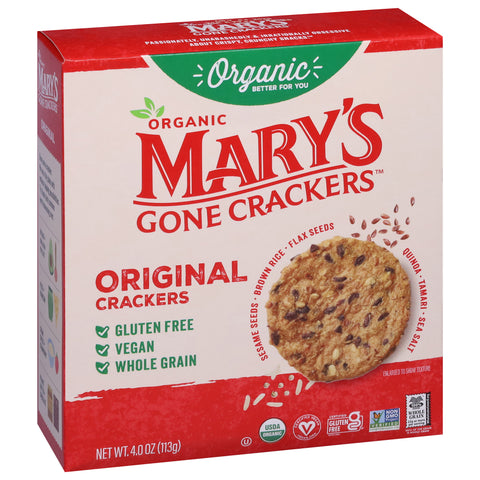 Mary's Gone Crackers Organic Original Crackers 4.0 oz
