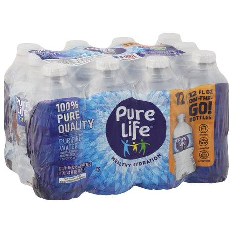 Pure Life Purified Water Bottle 12