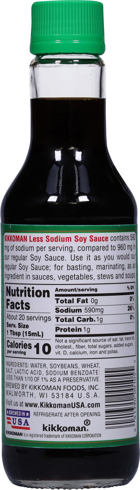 Kikkoman Soy Sauce Light 10 FZ