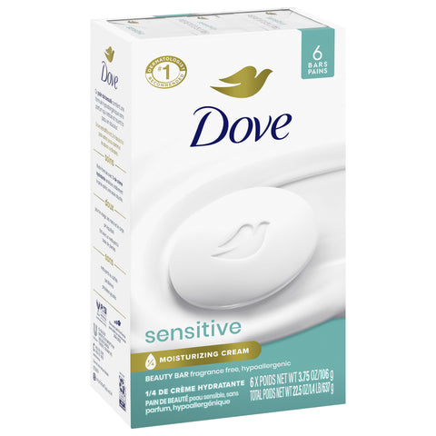 Dove Sensitive Skin Bar Soap 22.5 OZ