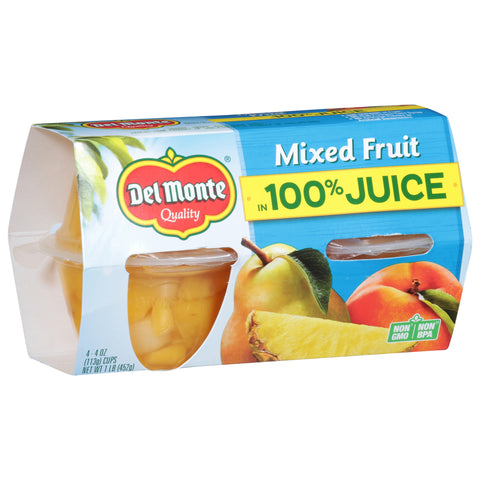 Del Monte Fruit Cups Mixed 16 OZ