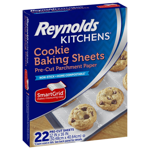 Reynolds Kitchens Cookie Baking Sheets Pre-Cut 22 CT