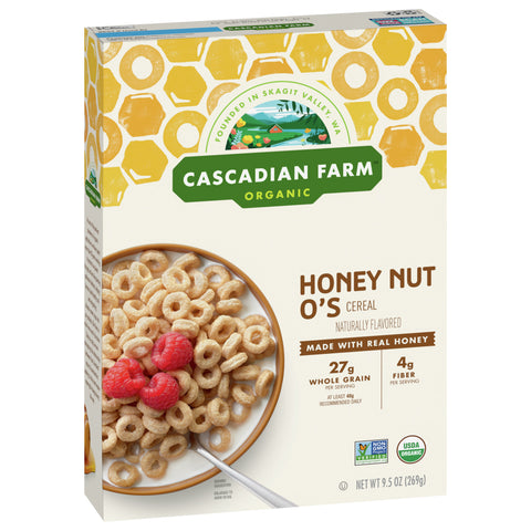 Cascadian Farm Honey Nut Cereal 9.5 OZ
