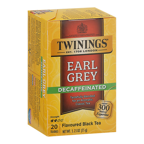 Twinings Decaffeinated Earl Grey Black 20 CT