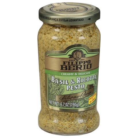 Filippo Berio Basilo And Ricotta Pesto 6.7 OZ