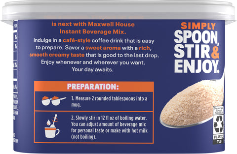 Maxwell House International Cafe Coffee Drink Mix Hazelnut 9 OZ