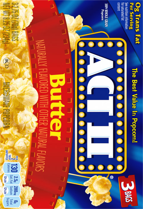 Act II Popcorn Butter 8.25 OZ