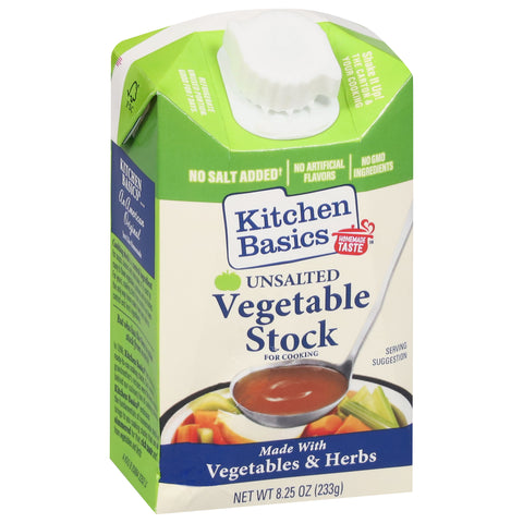Kitchen Basics Unsalted Vegetable Stock 8.25 oz