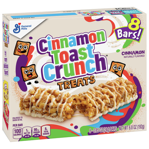 General Mills Cinnamon Treat Bars 6.8 OZ