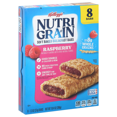 Kellogg's Nutri Grain Bar Raspberry 10.4 OZ