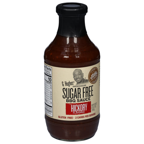 G Hughes Sugar Free Hickory BBQ Sauce 18 OZ