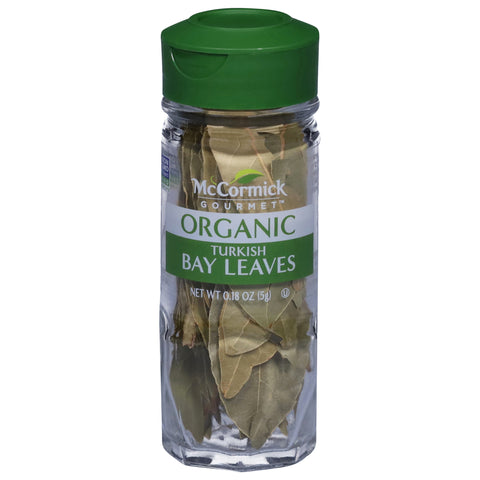 McCormick Gourmet Organic Turkish Bay Leaves - 0.18 OZ 3 Pack