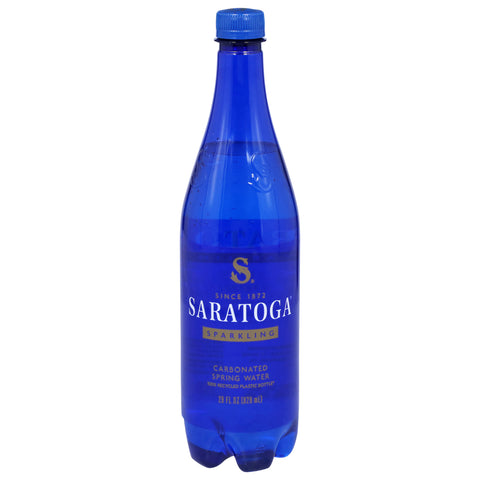 Saratoga Sparkling Carbonated Spring Water 28 fl oz - 12 Pack