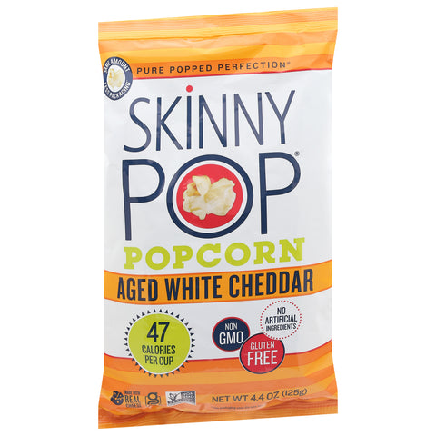 Skinny Pop Gluten Free Aged White Cheddar 4.4 OZ