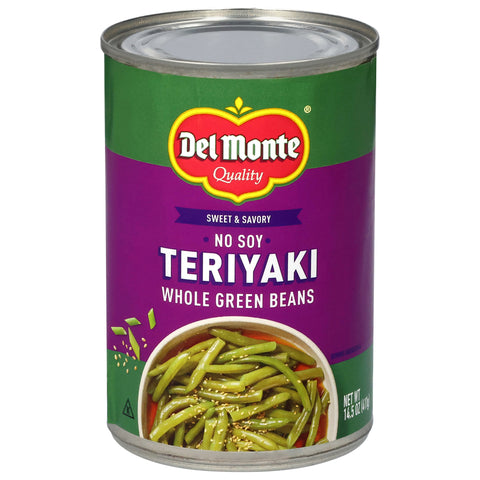 Dole Sweet & Savory No Soy Whole Teriyaki Green Beans 14.5 oz - 12 Pack