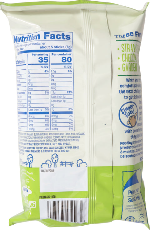 Earth's Best Organic Ages 6M+ Crunchy Sticks Garden Veggie Teething Snack 0.56 oz