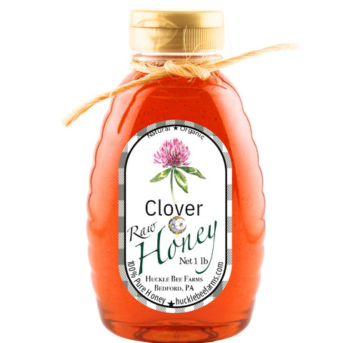 100% Pure Clover Honey - Enhance Cooking w/Natural Sweetness
