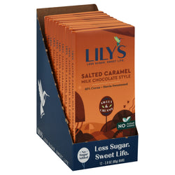 Lily's Salted Caramel Milk Chocolate Candy Bar - 2.8 OZ 12 Pack