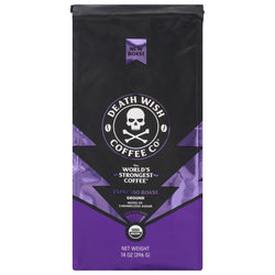 Death Wish Coffee Co Ground Dark Espresso Roast Coffee - 14 OZ 6 Pack