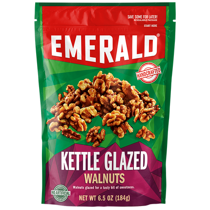 Emerald Glazed Walnuts - 6.5 OZ 6 Pack