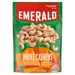 Emerald Roasted Whole Cashews - 5 OZ 6 Pack